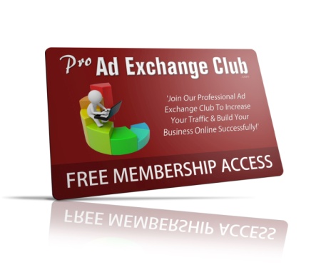 membership card: Pro Ad Exchange Club, click here